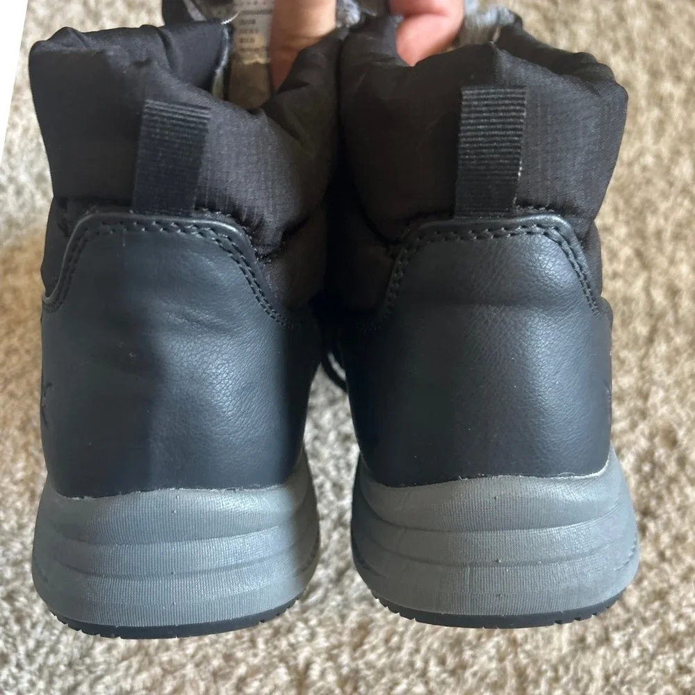 Eddie Bauer‎ Balasana Black Gorpcore Snow Cozy Winter Boot SZ 8